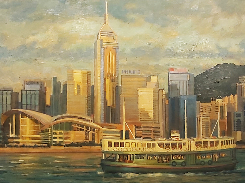 Star Ferry at Hong Kong Harbour (局部) , Pip Todd-Warmoth,TANYA BAXTER CONTEMPORARY,英国,房间4507 & 4508