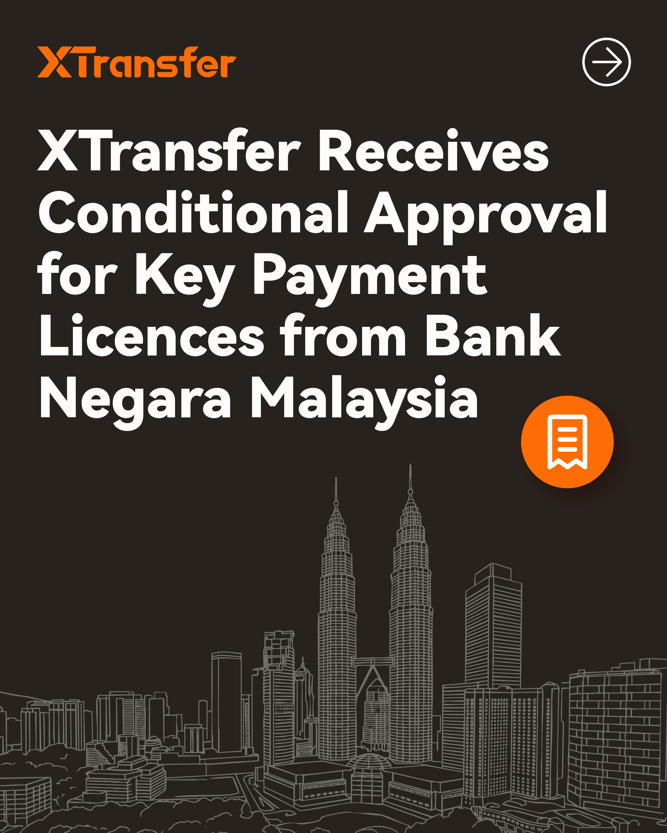 XTransfer menerima persetujuan bersyarat dari Bank Negara Malaysia untuk izin pembayaran utama.