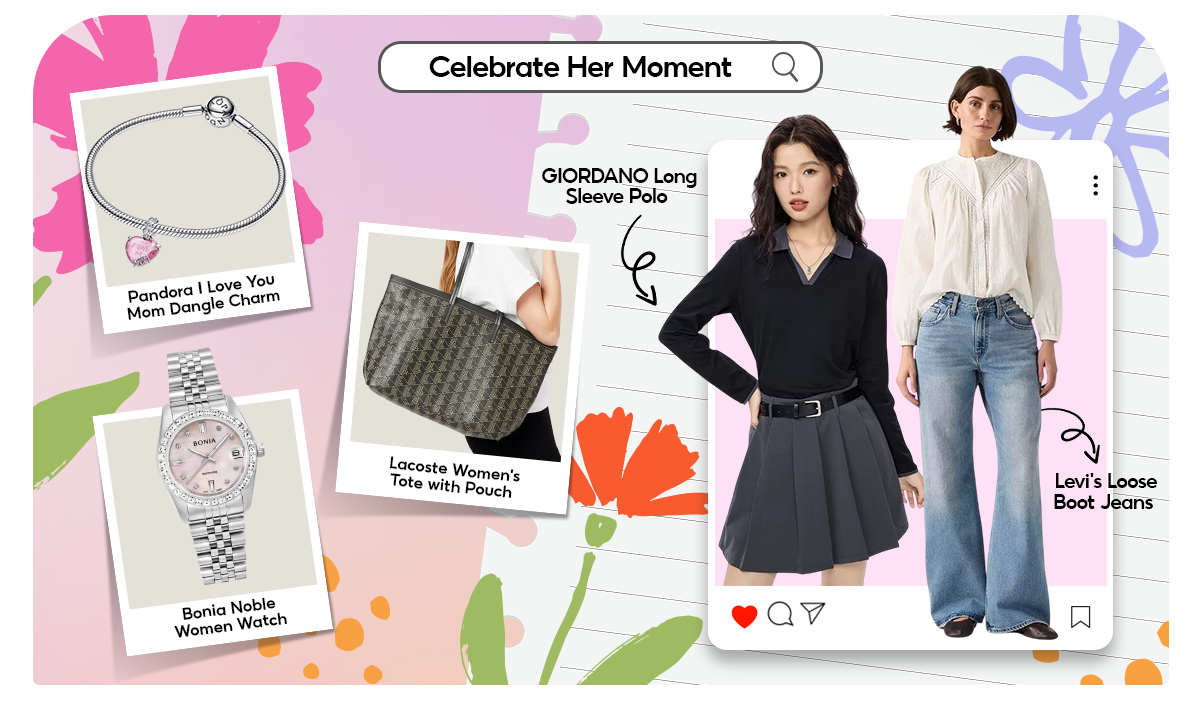 #GetReadyWithShopee Mother's Day Visual