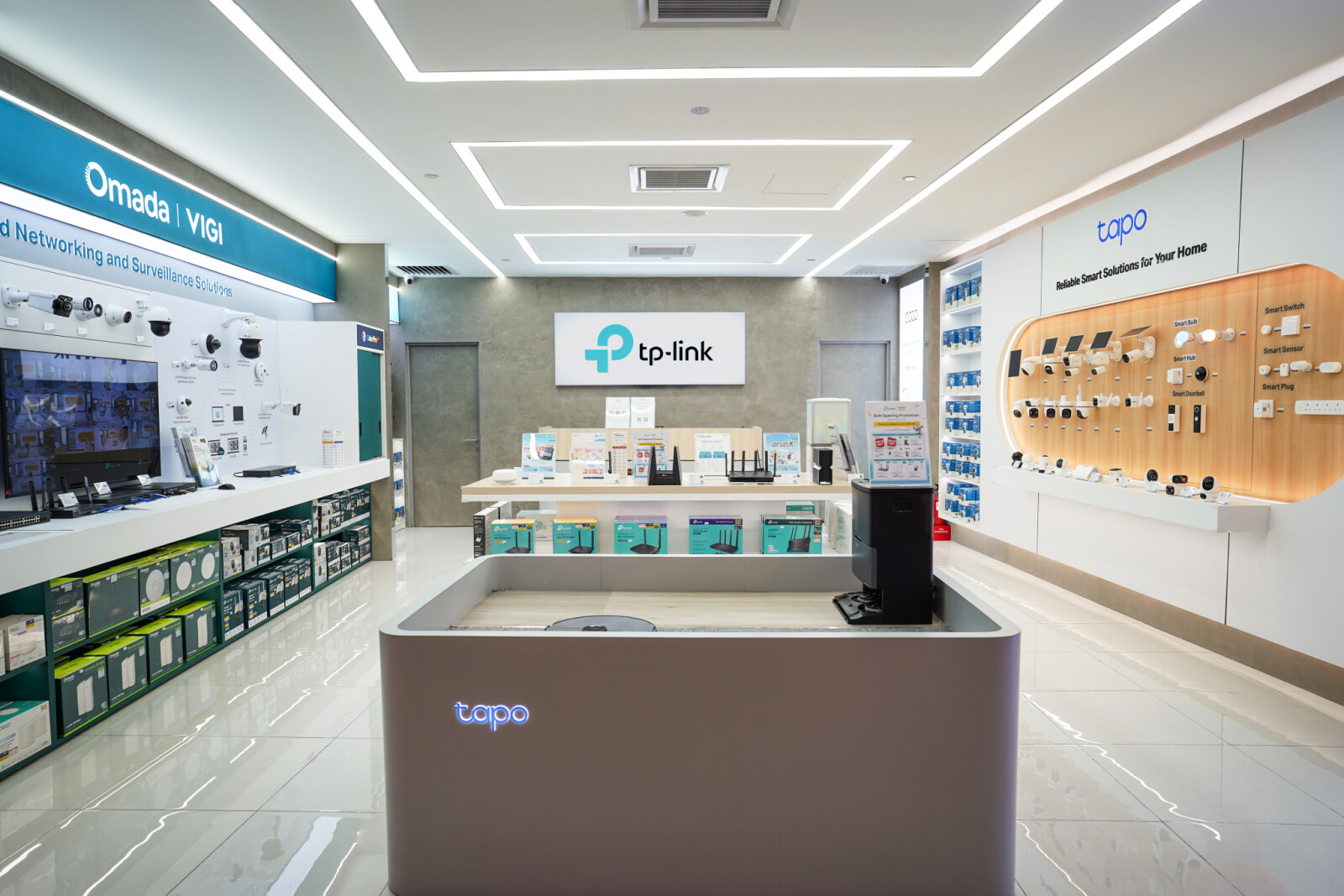 TP-Link Flagship Store will be open daily from 10.00am to 10.00pm in Mid Valley Megamall @ Second Floor, S-090.