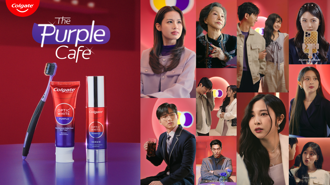 Colgate Optic White Purple Debuts 'The Purple Cafe' K-Drama Series