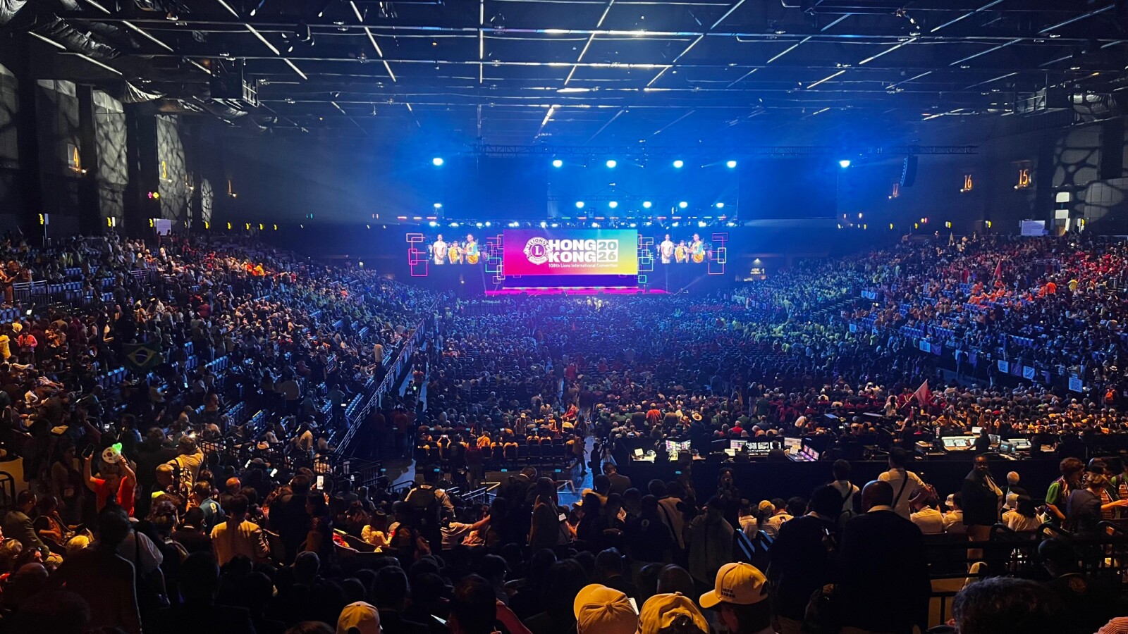 开幕礼共有超过10,000名来自世界各地的国际狮子会代表出席。