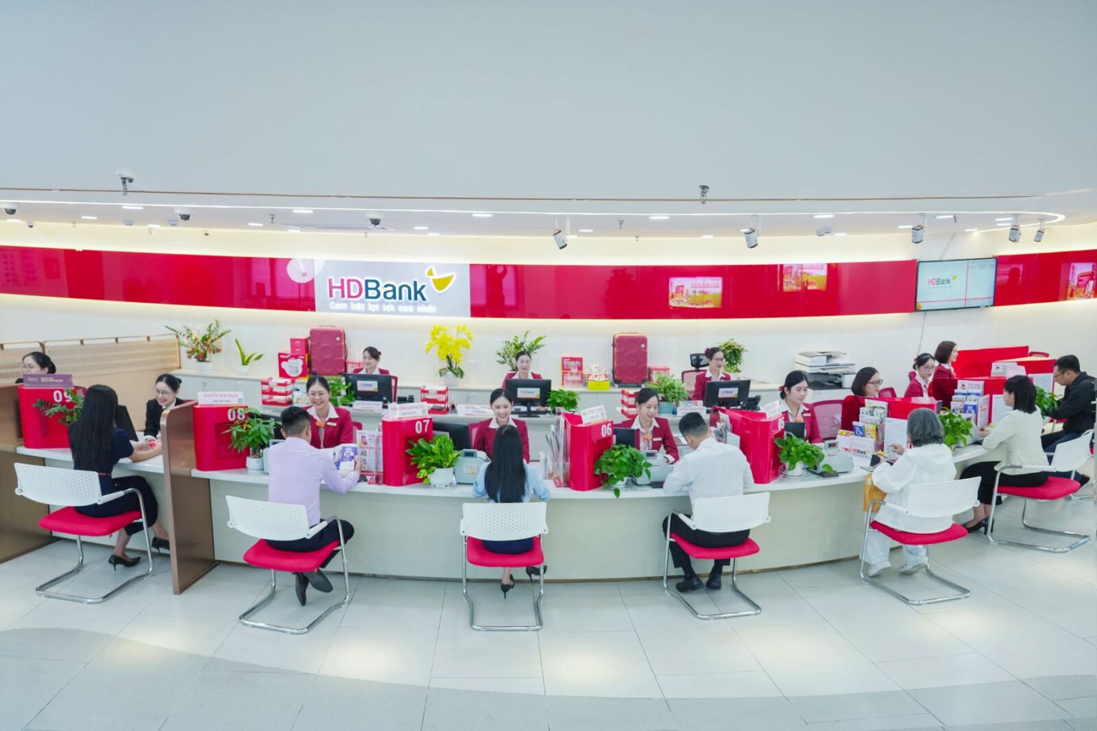 位於胡志明市的 HDBank 交易辦事處(圖片由該行提供)